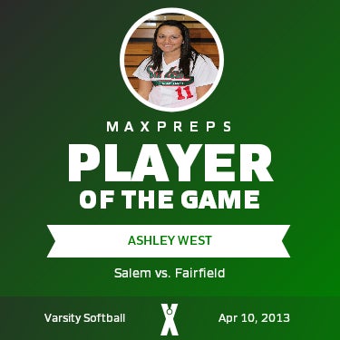#11 Ashley West Player of the Game badge