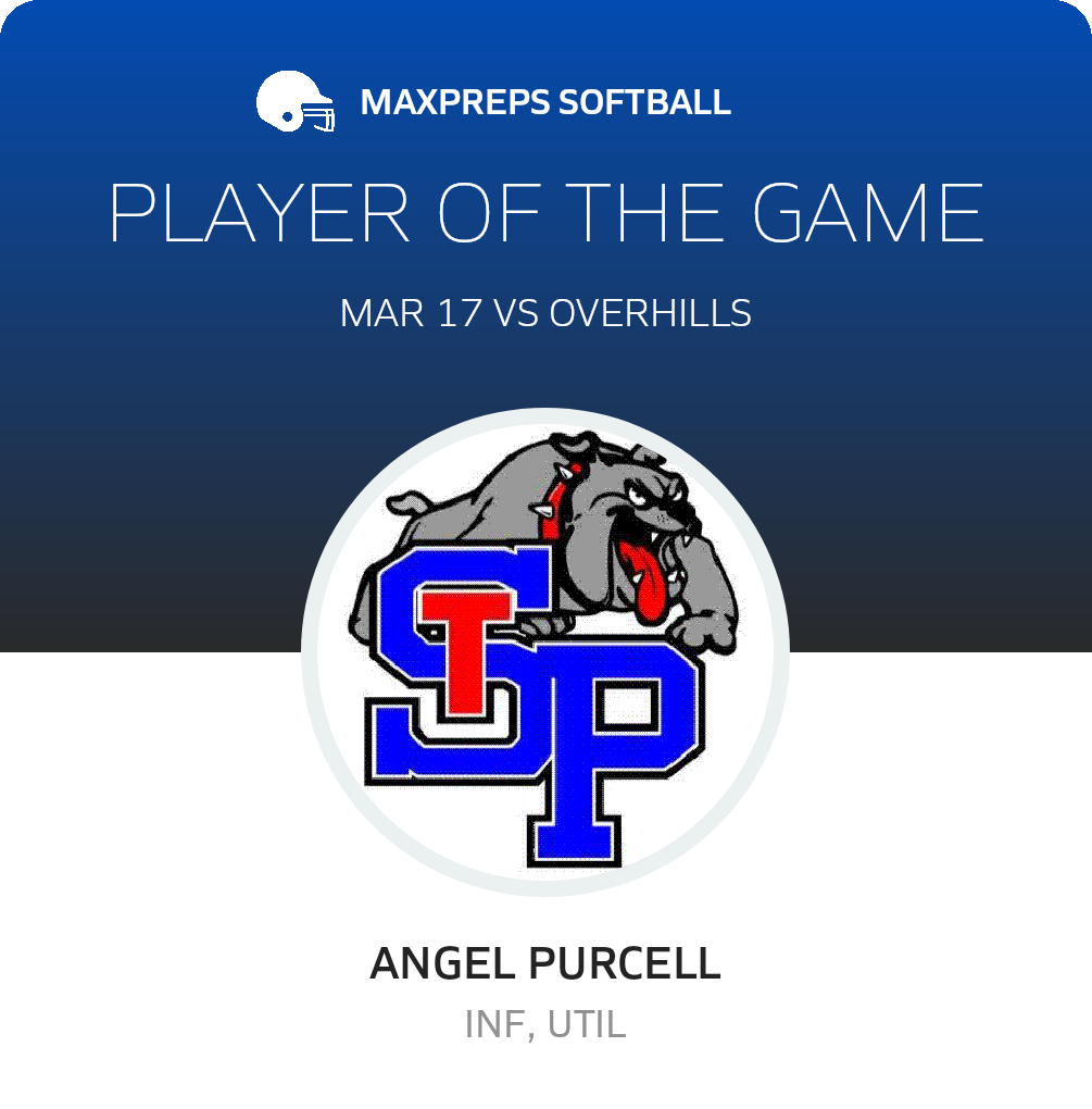 #14 Angel Purcell Player of the Game badge