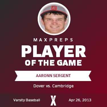 #18 Aaronn Sergent Player of the Game badge