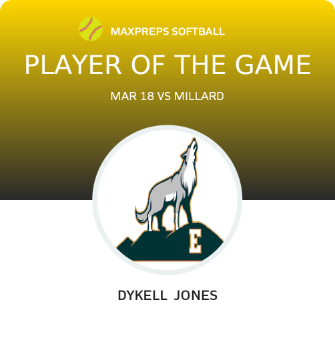 #21 Dykell  Jones Player of the Game badge