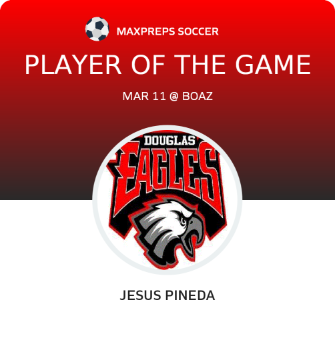 #0 Jesus Pineda Player of the Game badge