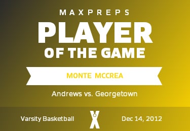 #20 Monte McCrea Player of the Game badge