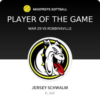 #24 Jersey Schwalm Player of the Game badge