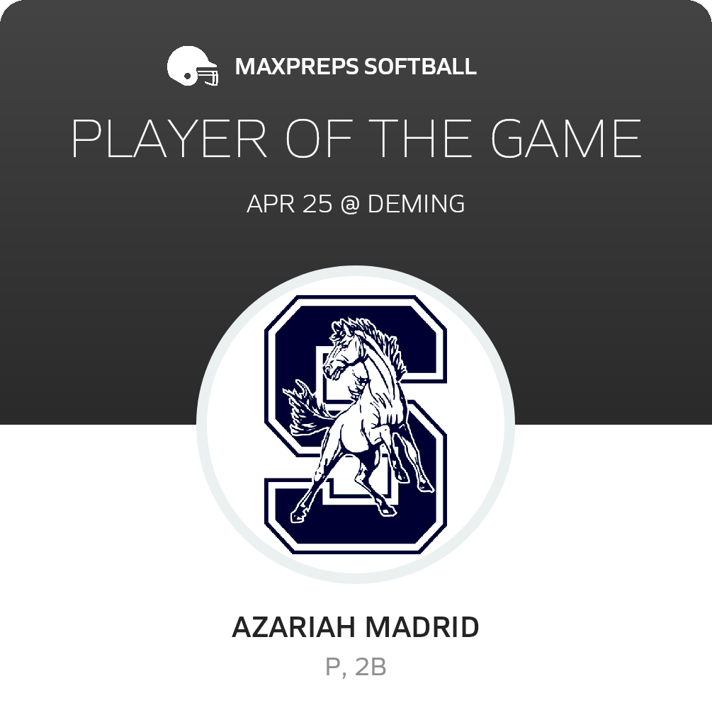 #4 Azariah Madrid Player of the Game badge