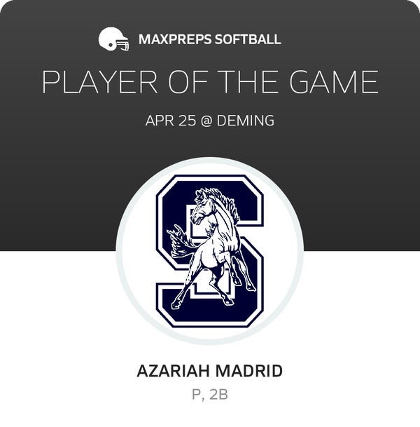 #4 Azariah Madrid Player of the Game badge