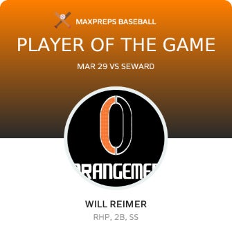 #4 Will Reimer Player of the Game badge