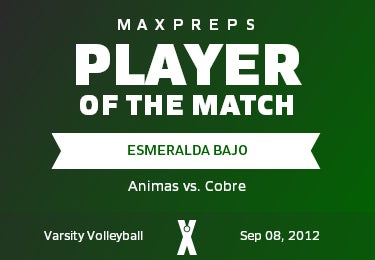 #10 Esmeralda Bajo Player of the Game badge