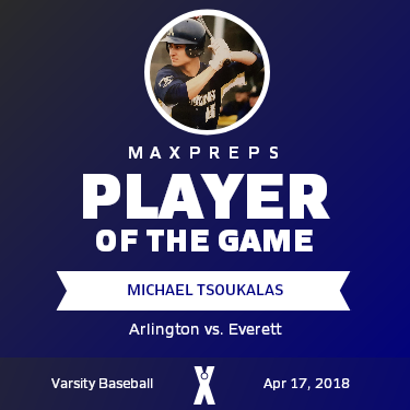 #18 Michael Tsoukalas Player of the Game badge