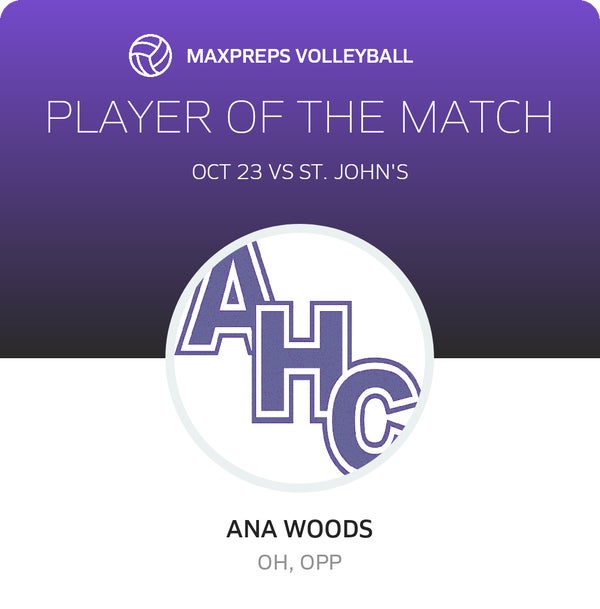 #14 Ana Woods Player of the Game badge