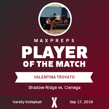 #7 Valentina Trovato Player of the Game badge