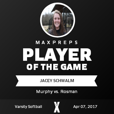 #24 Jacey Schwalm Player of the Game badge