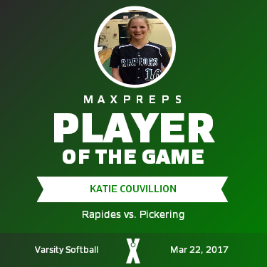 #10 Katie Couvillion Player of the Game badge