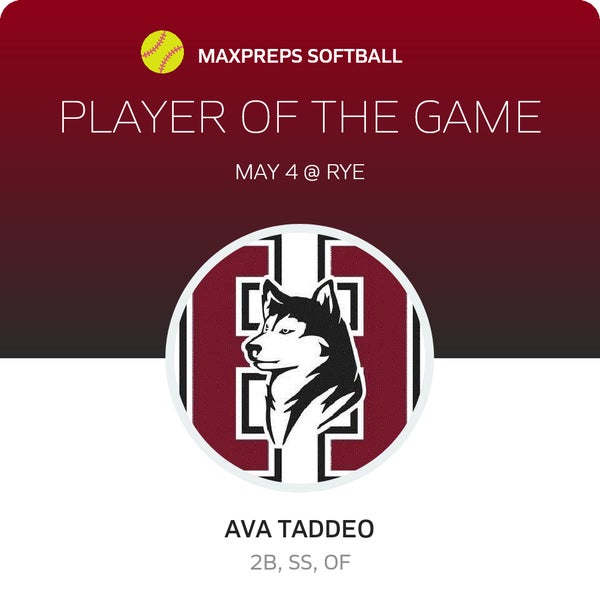 #4 Ava Taddeo Player of the Game badge