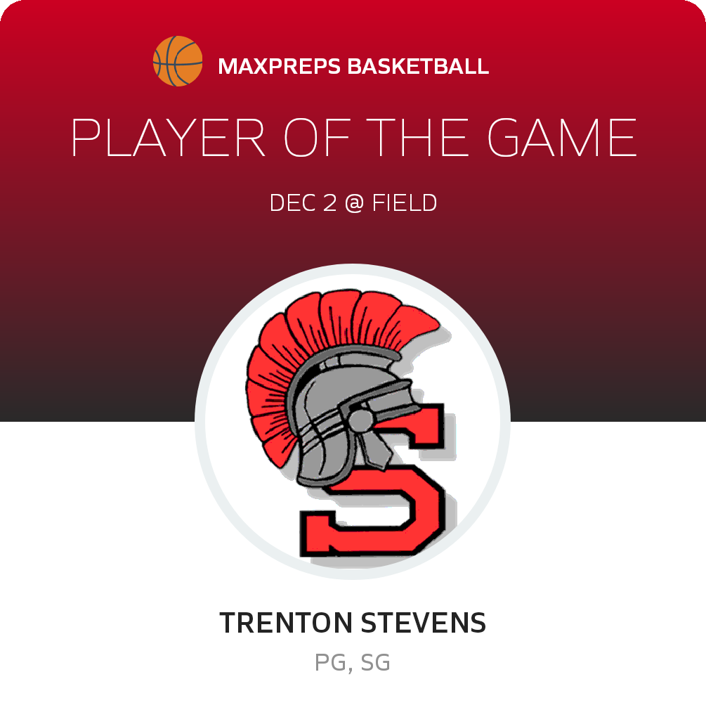 #2 Trenton Stevens Player of the Game badge