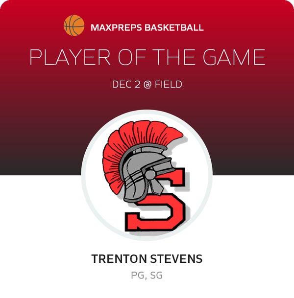 #2 Trenton Stevens Player of the Game badge