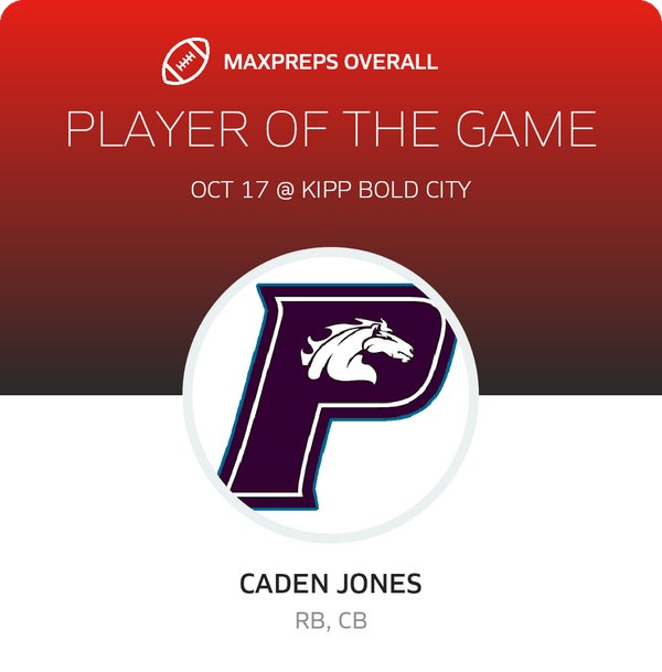 #27 Caden Jones Player of the Game badge