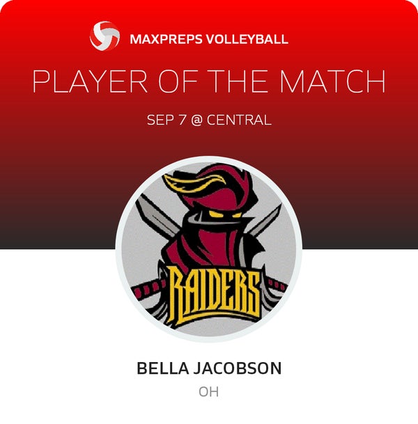#14 Bella Jacobson Player of the Game badge