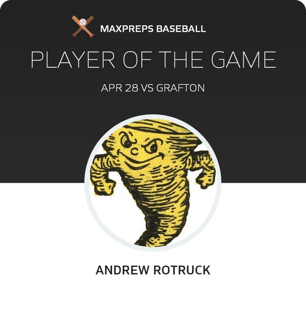#7 Andrew Rotruck Player of the Game badge