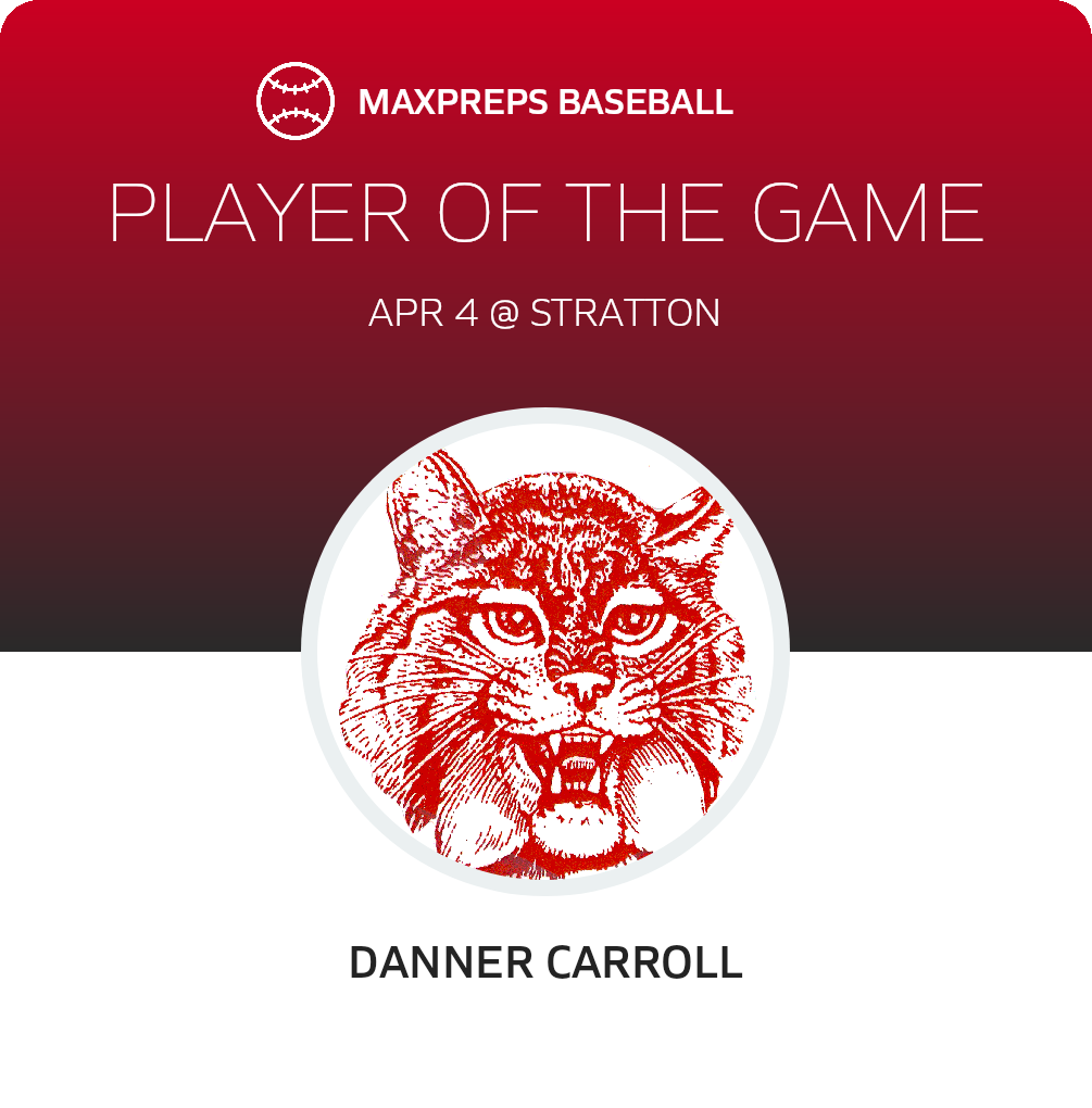 #13 Danner Carroll Player of the Game badge