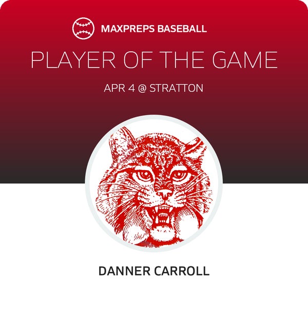 #13 Danner Carroll Player of the Game badge