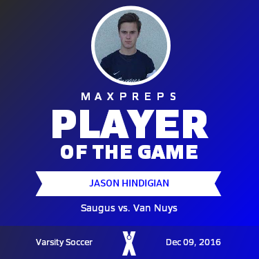 #21 Jason Hindigian Player of the Game badge
