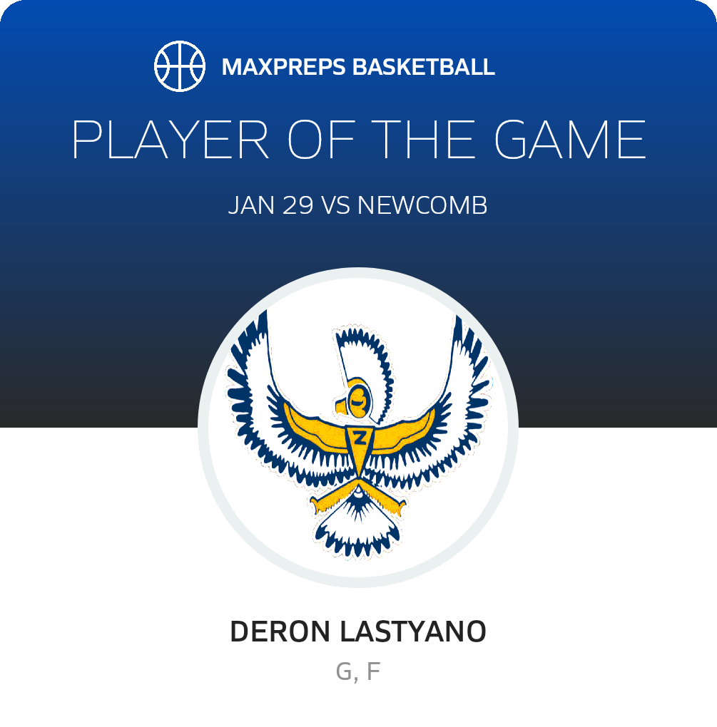 #2 Deron Lastyano Player of the Game badge