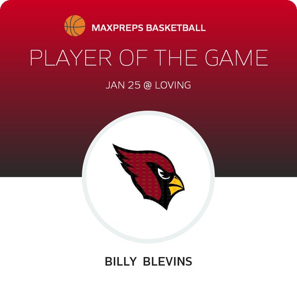 #20 Billy Blevins Player of the Game badge