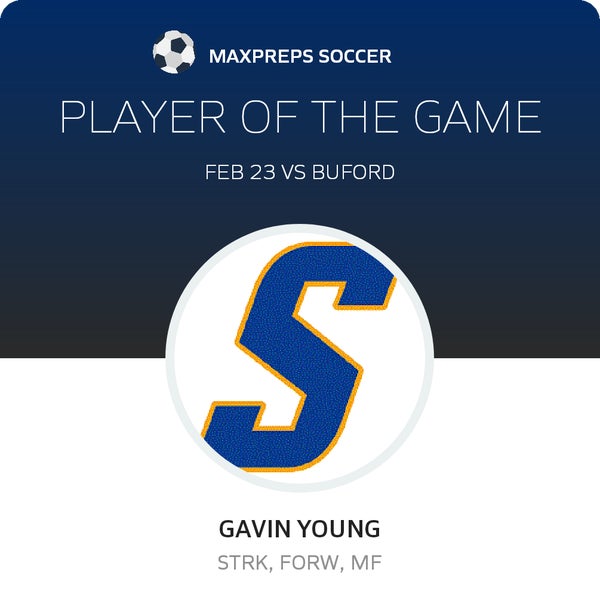 #18 Gavin Young Player of the Game badge