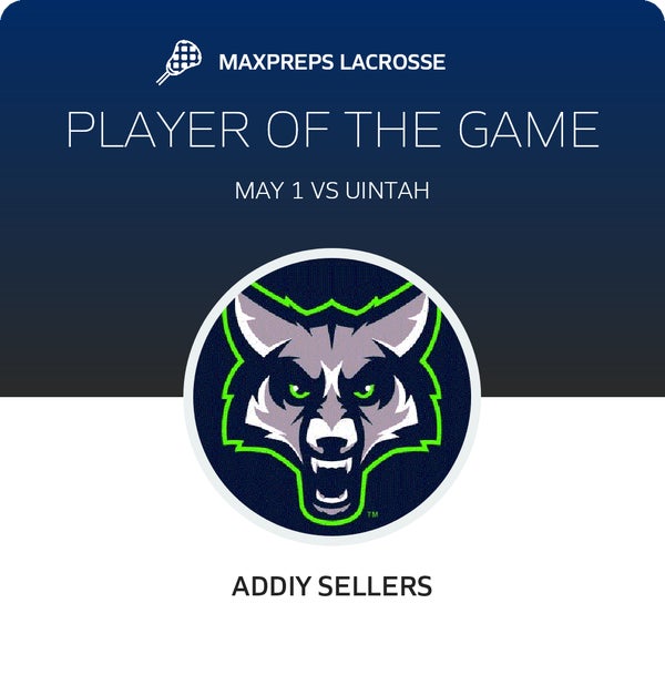 #26 Addiy Sellers Player of the Game badge