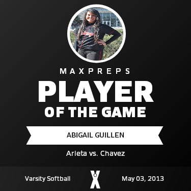 #5 Abigail Guillen Player of the Game badge