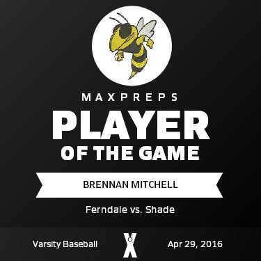 #6 Brennan Mitchell Player of the Game badge