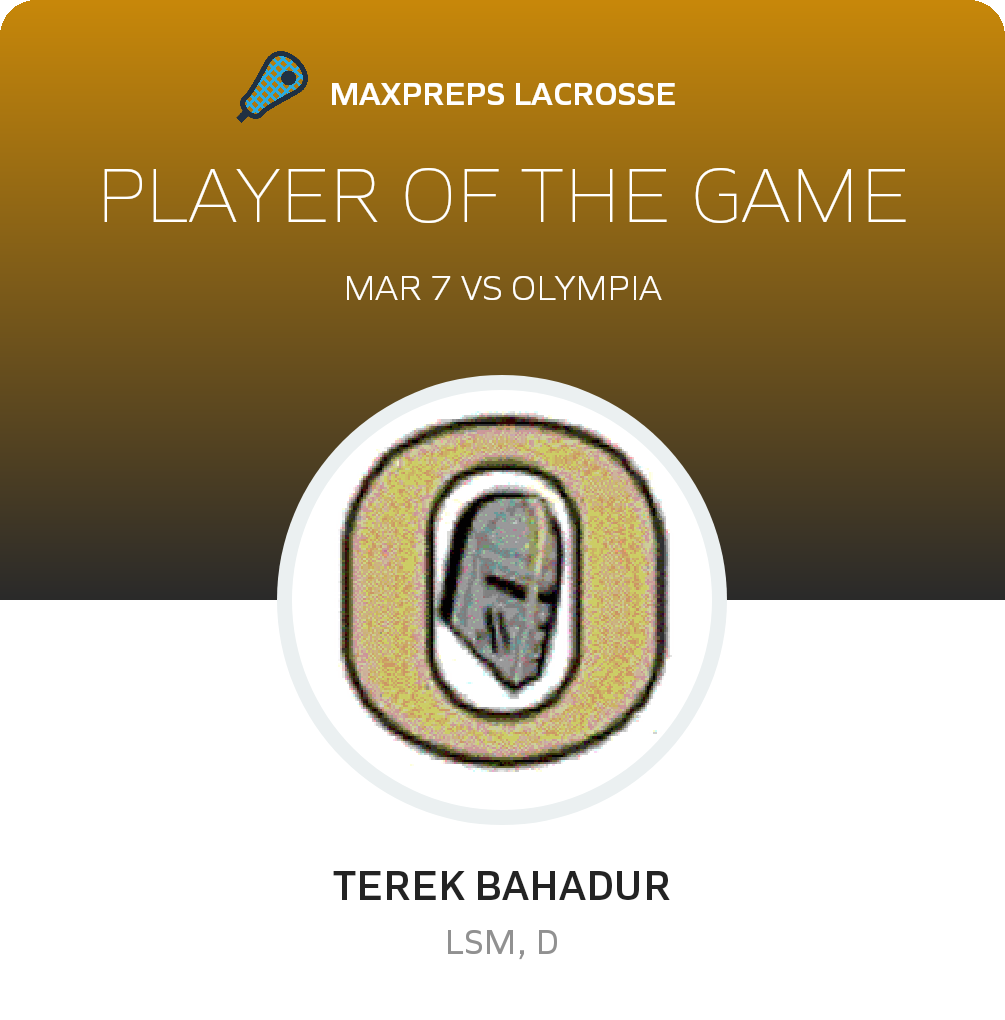 #17 Terek Bahadur Player of the Game badge