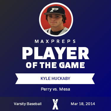 #19 Kyle Huckaby Player of the Game badge