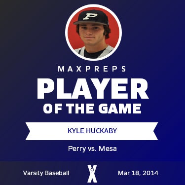 #19 Kyle Huckaby Player of the Game badge