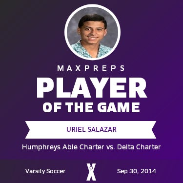 #12 Uriel Salazar Player of the Game badge
