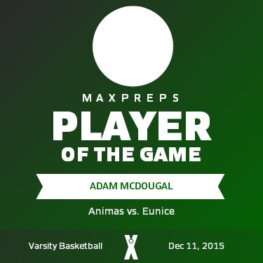 #10 Adam McDougal Player of the Game badge