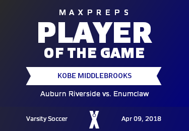 #7 Kobe Middlebrooks Player of the Game badge