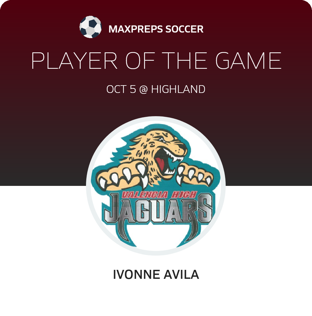 #22 Ivonne Avila Player of the Game badge