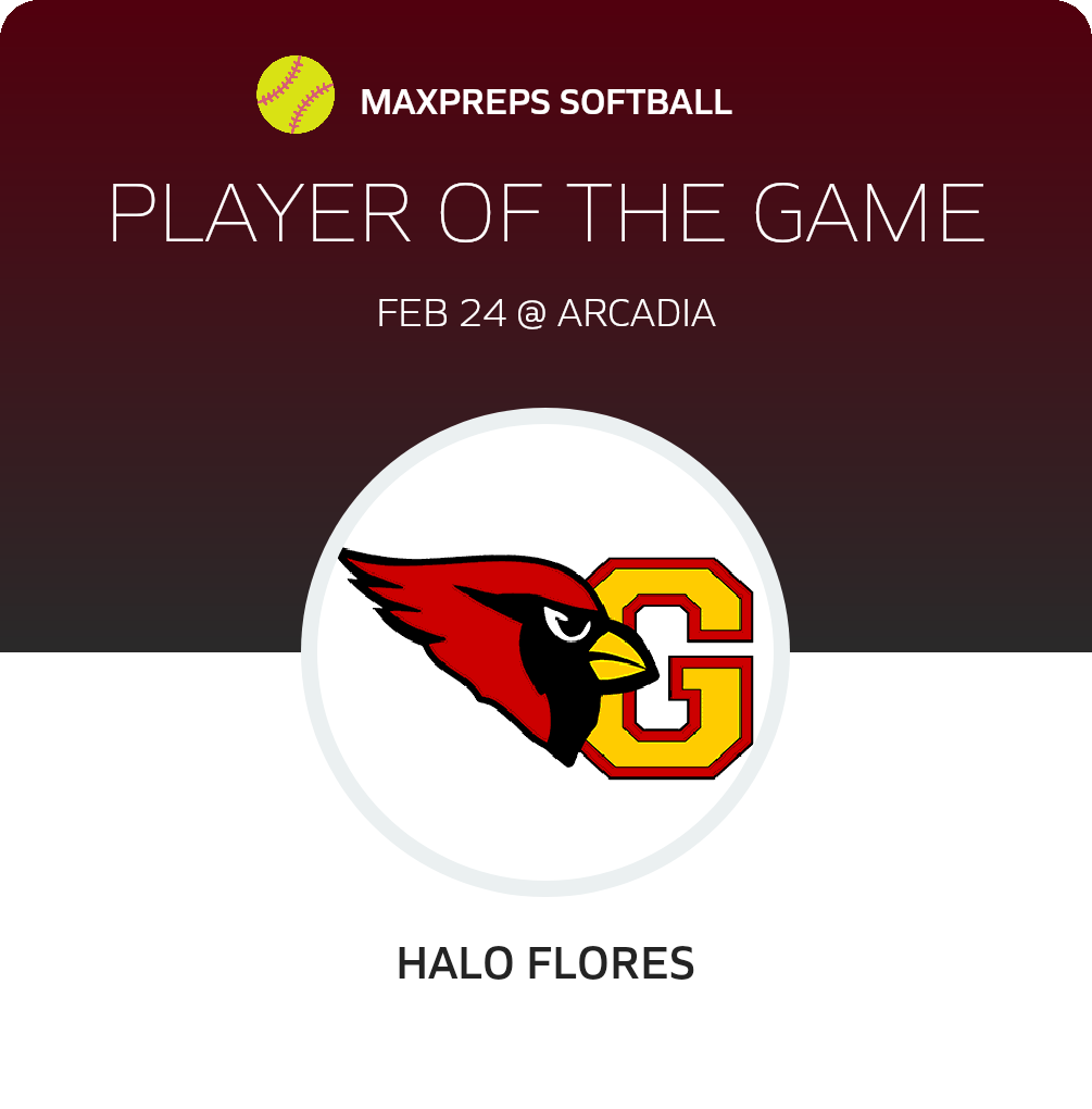 #7 Halo Flores Player of the Game badge
