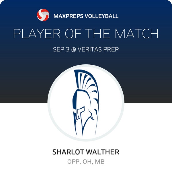 #18 Sharlot Walther Player of the Game badge