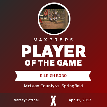 #8 Rileigh Bobo Player of the Game badge