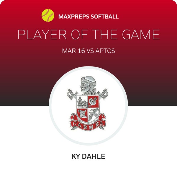 #14 Ky Dahle Player of the Game badge