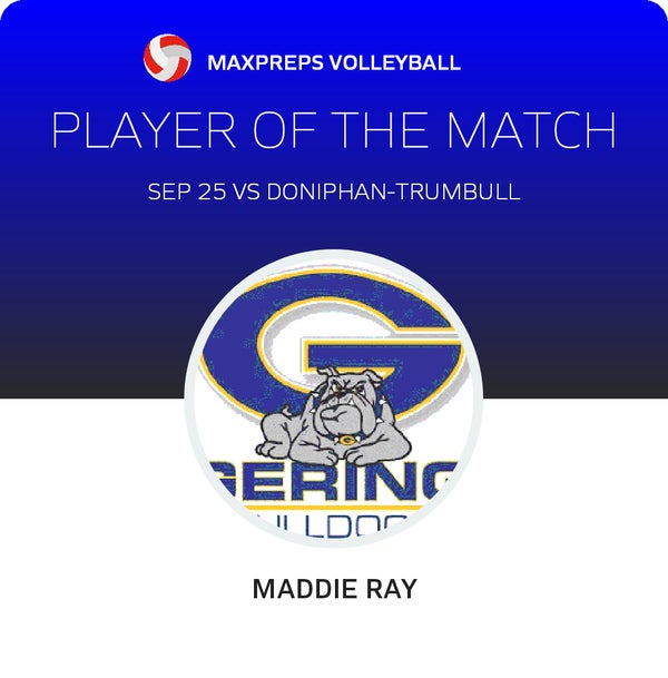 #18 Maddie Ray Player of the Game badge