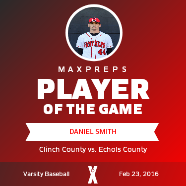 #44 Daniel Smith Player of the Game badge