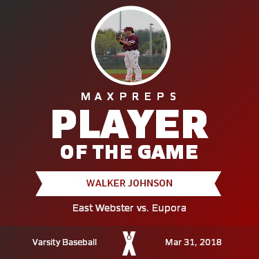 #11 Walker Johnson Player of the Game badge
