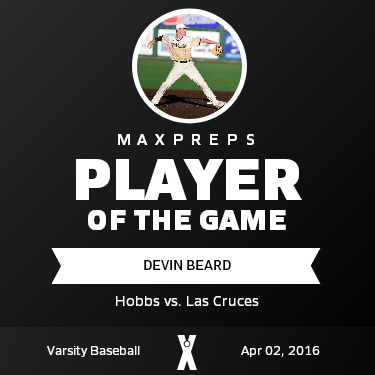 #5 Devin Beard Player of the Game badge