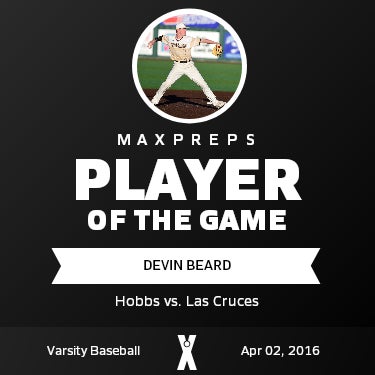 #5 Devin Beard Player of the Game badge