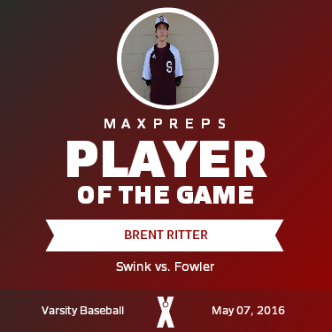 #5 Brent Ritter Player of the Game badge