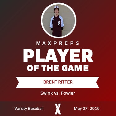 #5 Brent Ritter Player of the Game badge