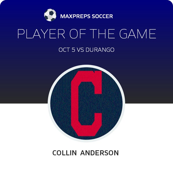 Collin Anderson Player of the Game badge